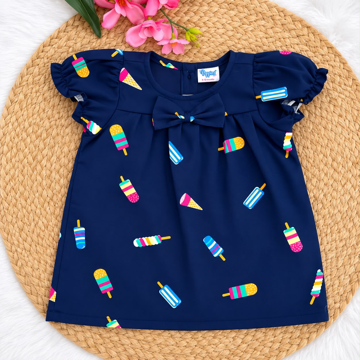 Woven Baby Cotton Frocks CF01