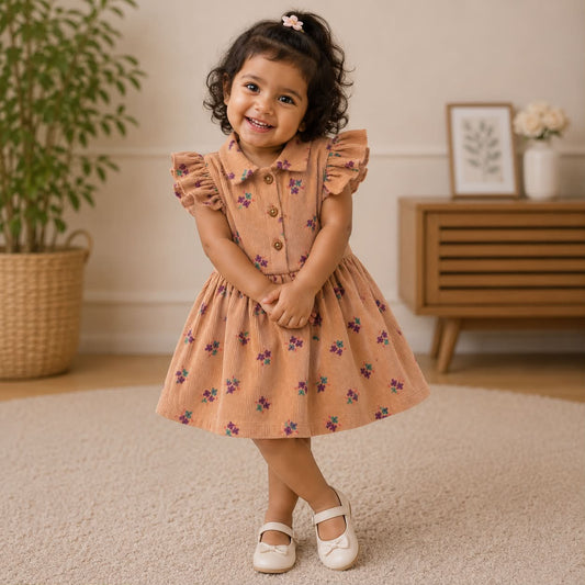 Baby Frocks Front Open Button MN01