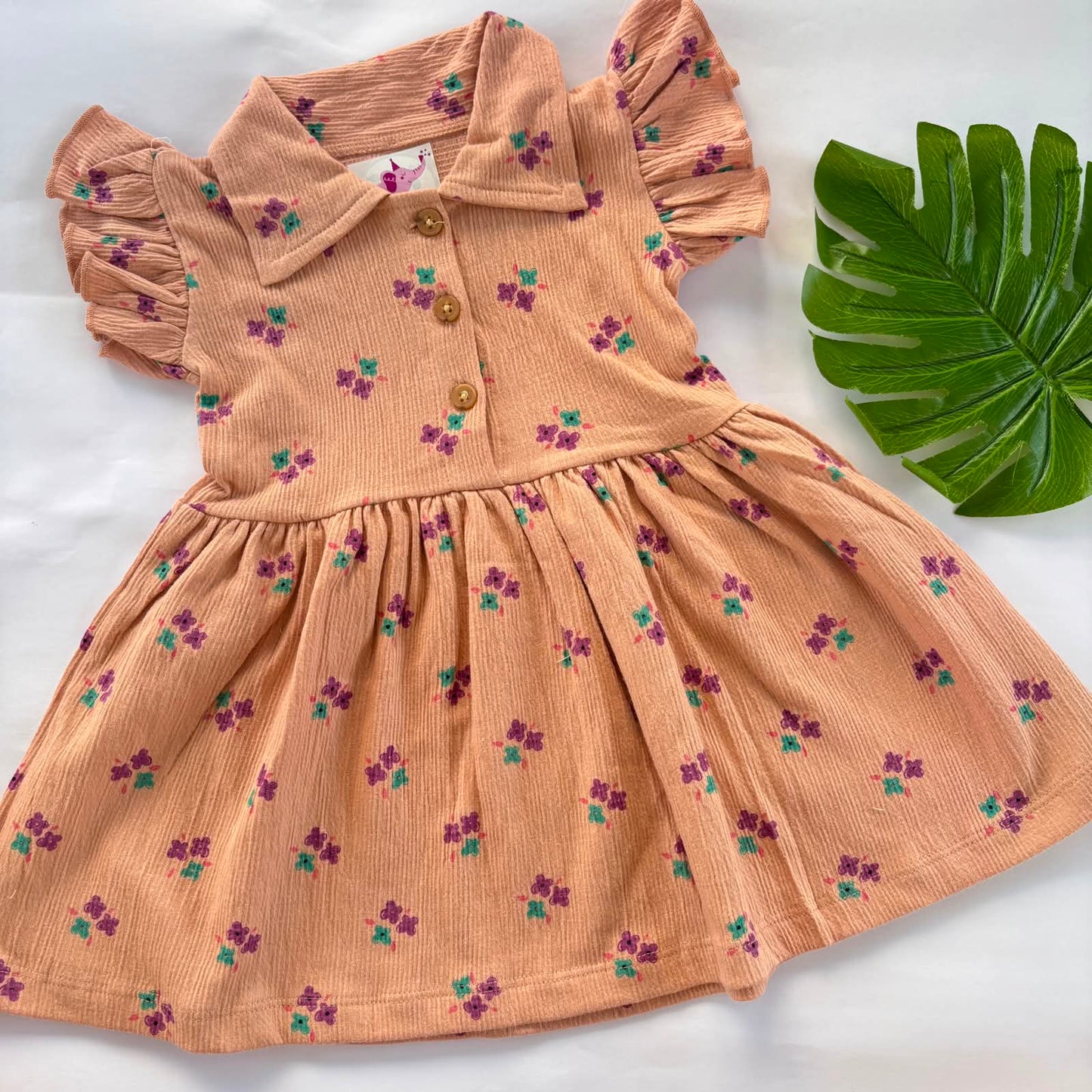 Baby Frocks Front Open Button MN01