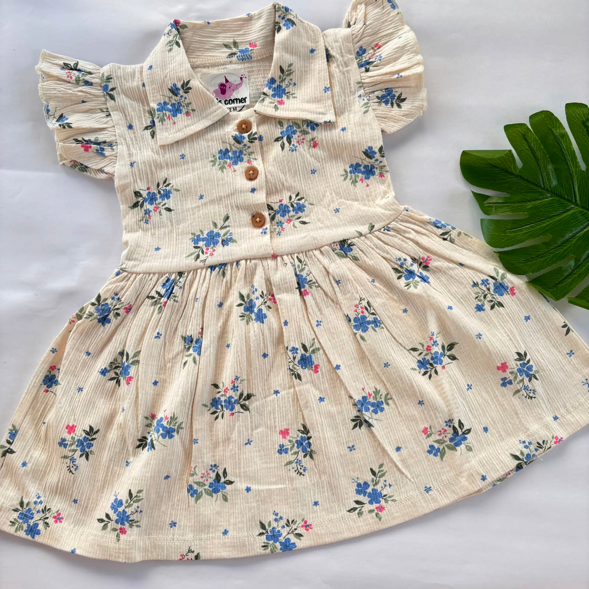 Baby Frocks Front Open Button MN01
