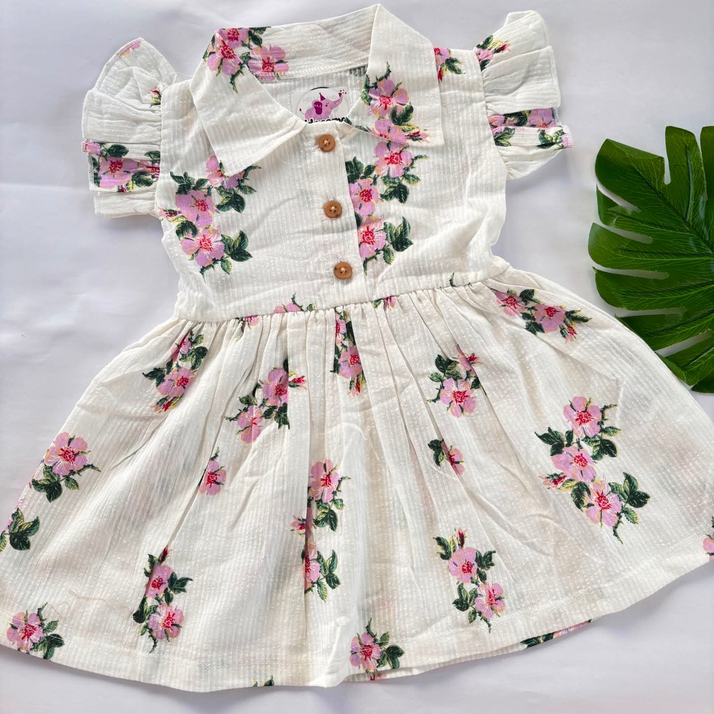 Baby Frocks Front Open Button MN01