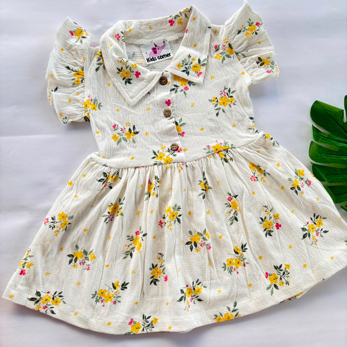 Baby Frocks Front Open Button MN01