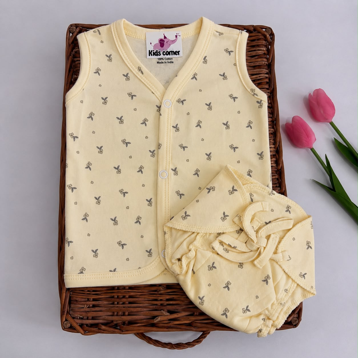 Premium Button jabla and Nappy set MN01