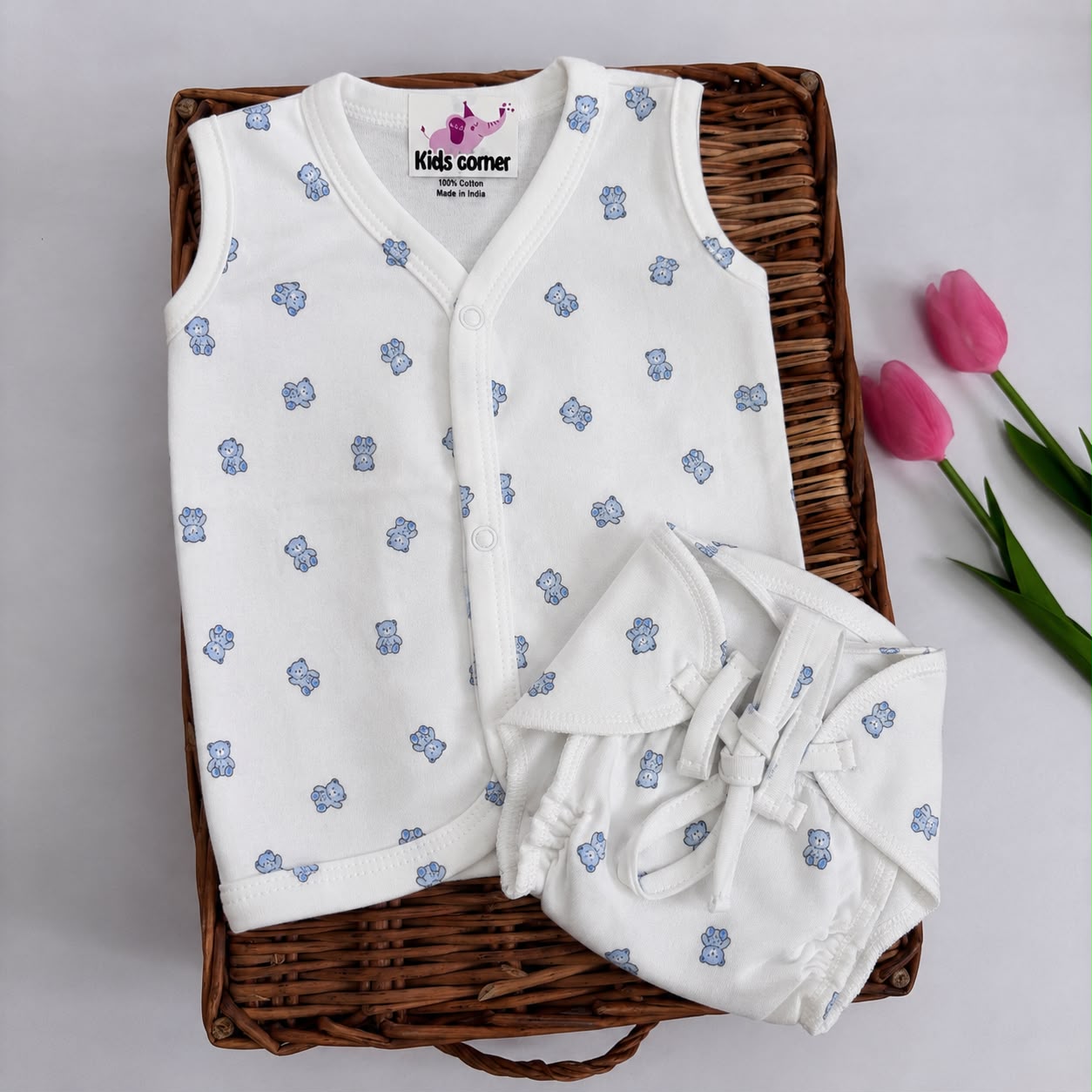 Premium Button jabla and Nappy set MN01