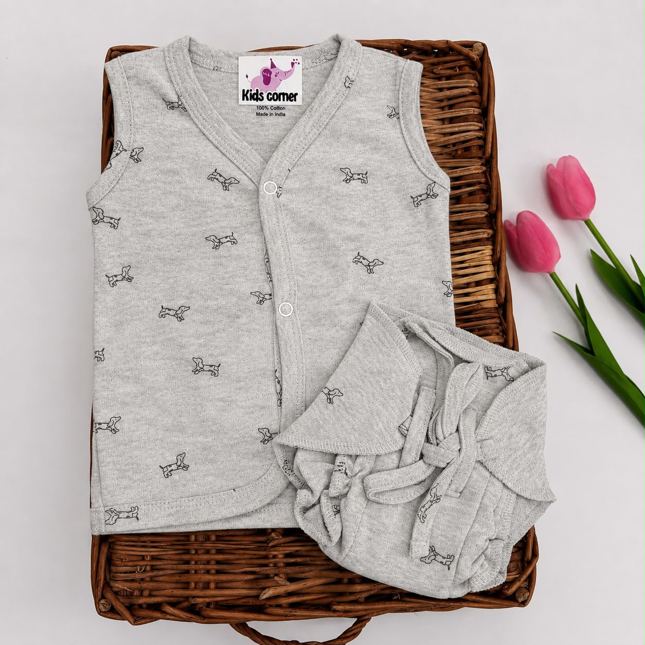 Premium Button jabla and Nappy set MN01