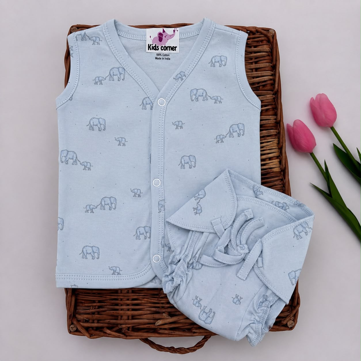 Premium Button jabla and Nappy set MN01