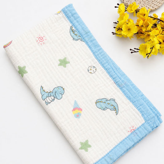 Crinkled Muslin 6 layer Blanket MN01