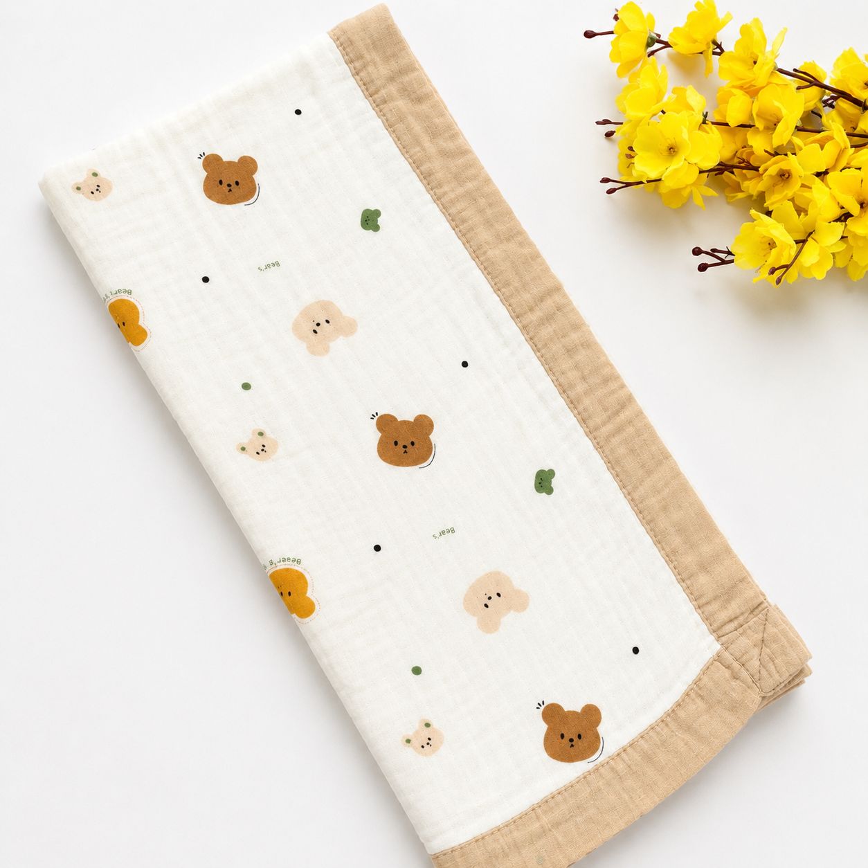 Crinkled Muslin 6 layer Blanket MN01