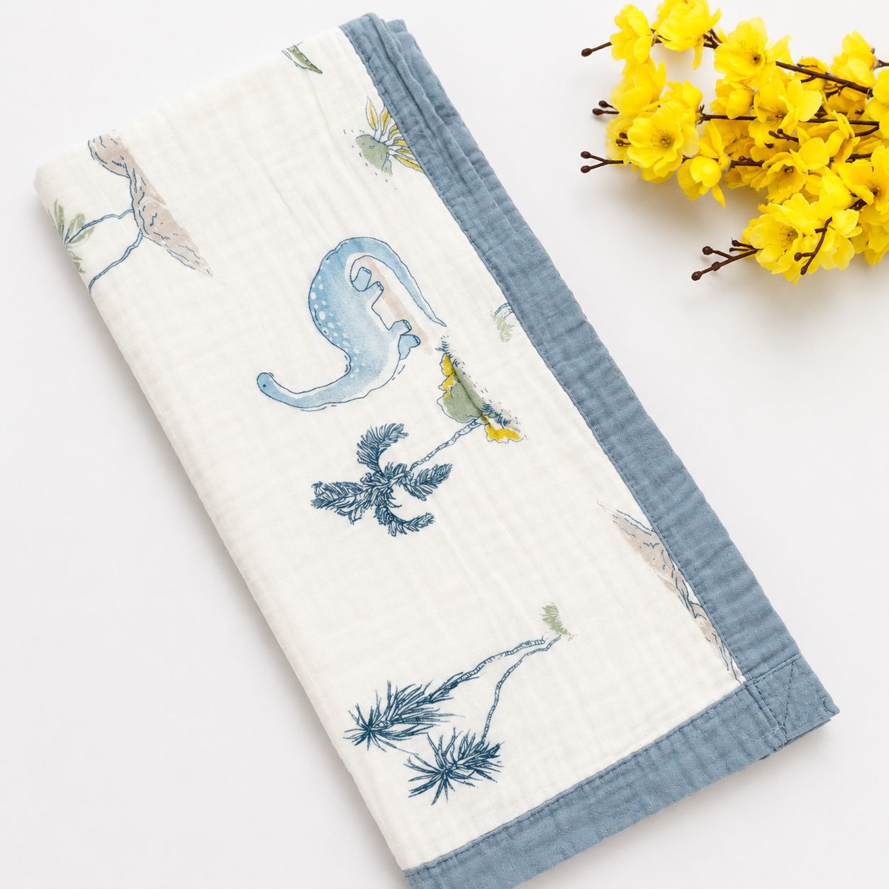 Crinkled Muslin 6 layer Blanket MN01