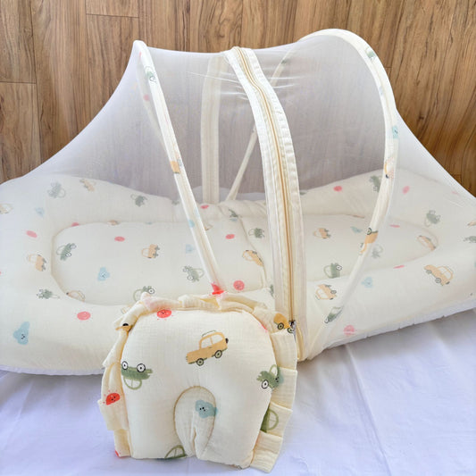 Baby Crinkled Muslin Mosquito Net Bed MN01