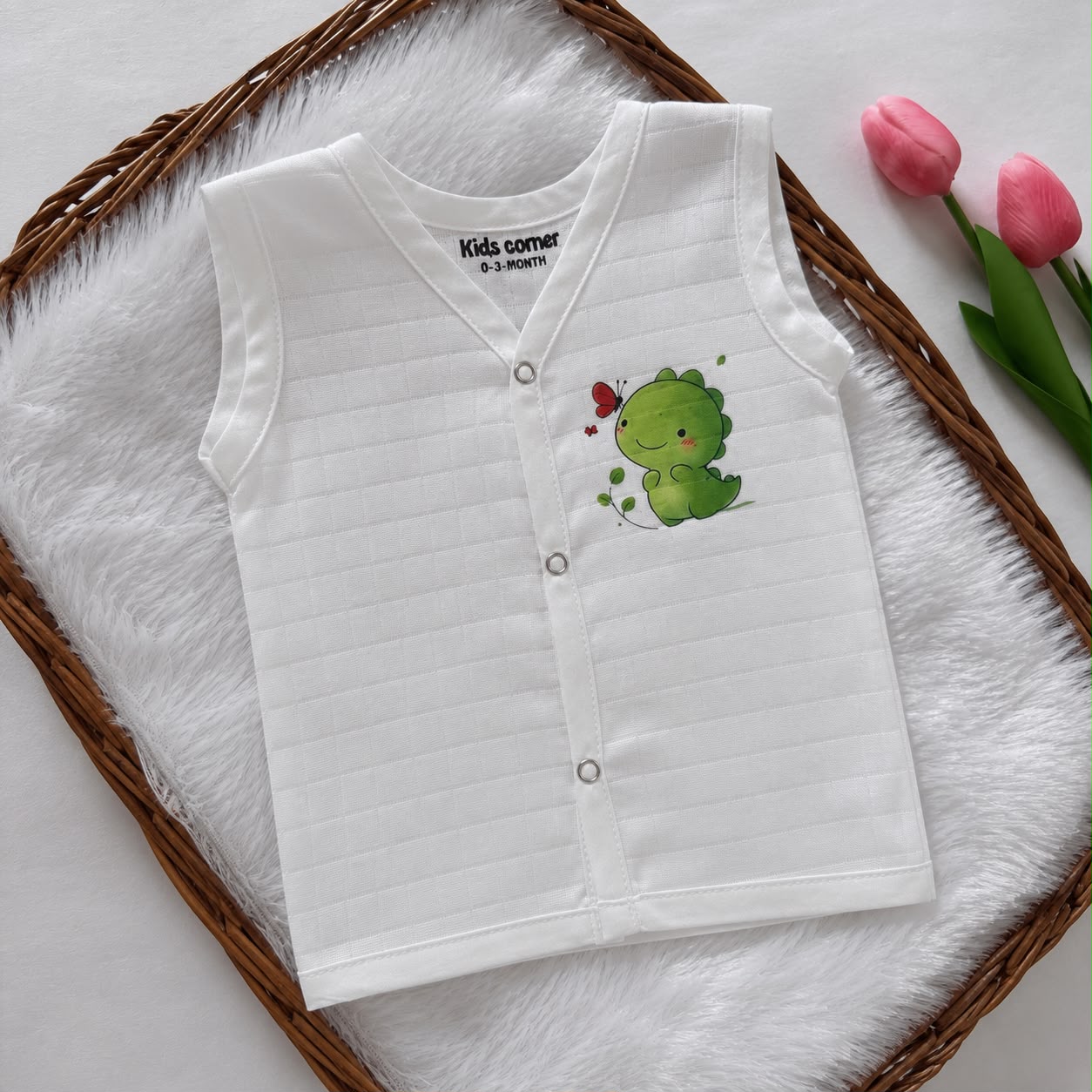Muslin Button jablas MN01 ( Dino  )
