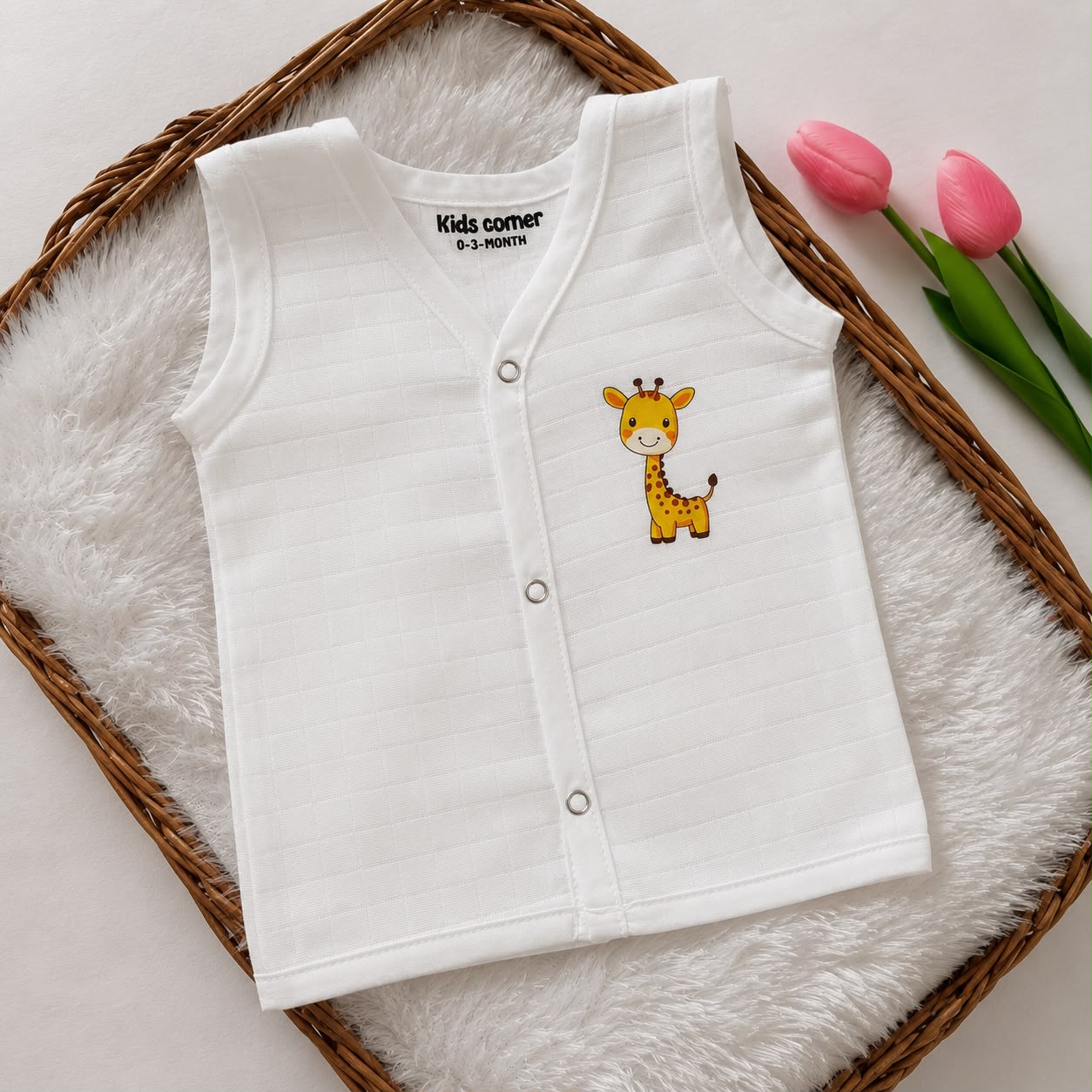 Muslin Button jablas MN01 ( Giraffe )