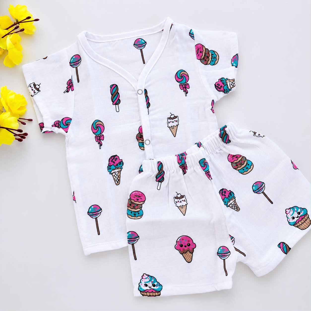 Premium Muslin co-ord set MN01