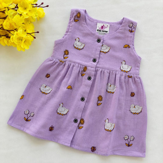 Muslin Frocks Double Layer Premium Quality MN01