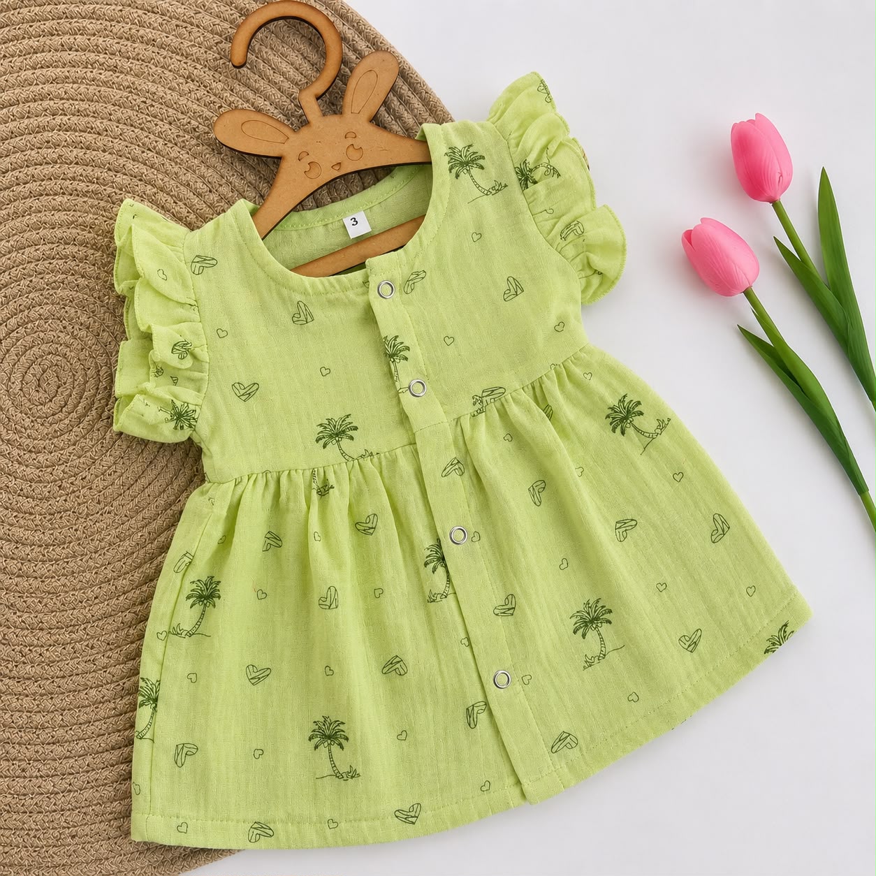 Breathable Muslin Frock Dresses