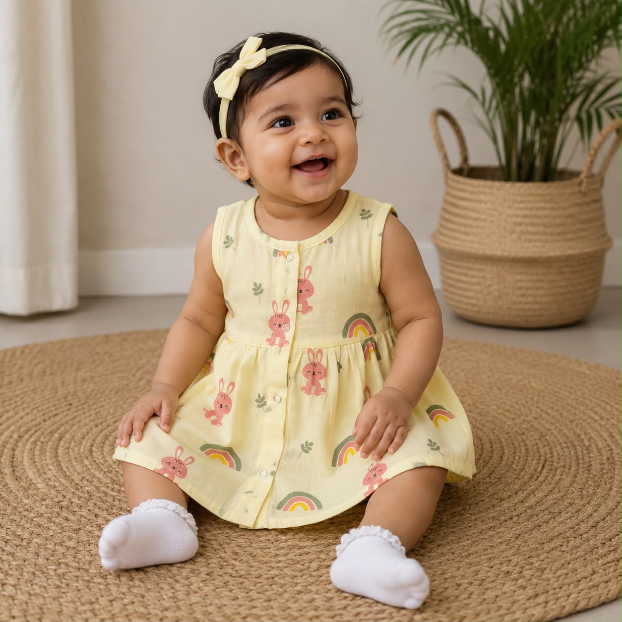 Cotton Muslin Frocks for Girls