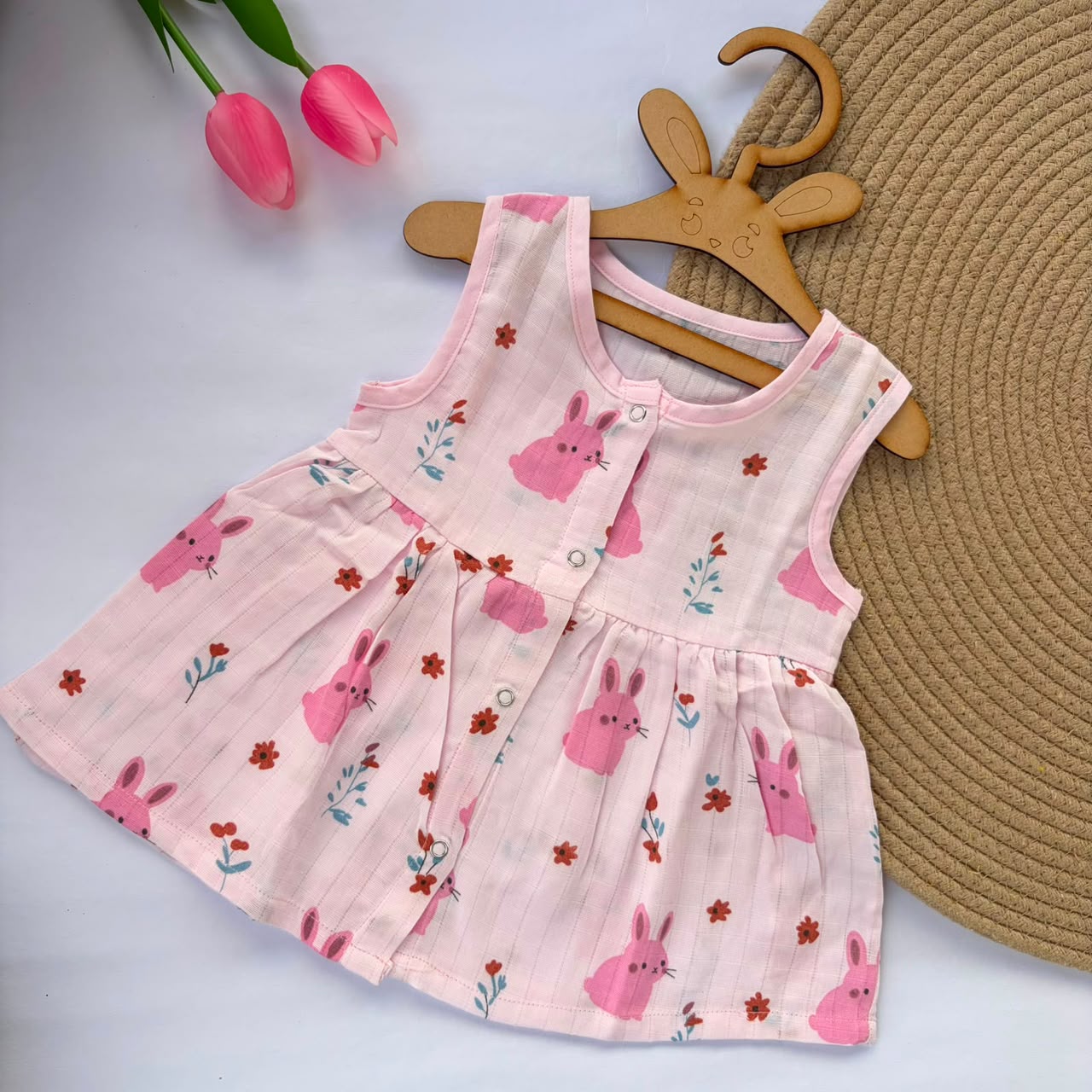 Breathable Muslin Frock Dresses