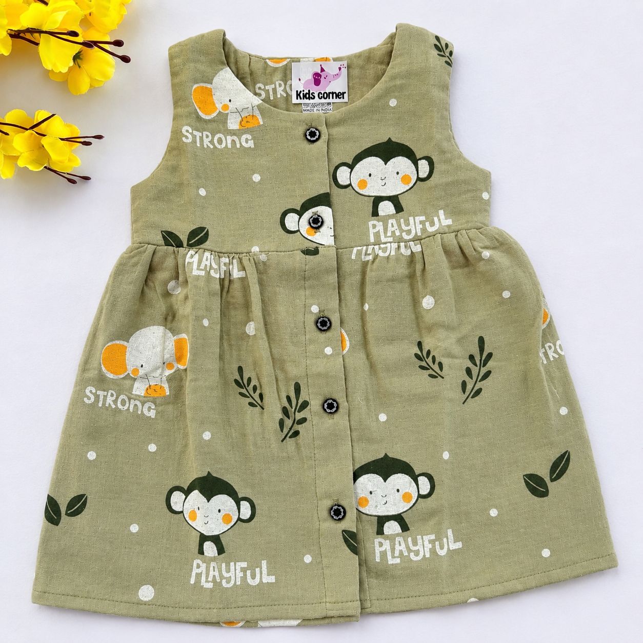 Muslin Frocks Double Layer Premium Quality MN01