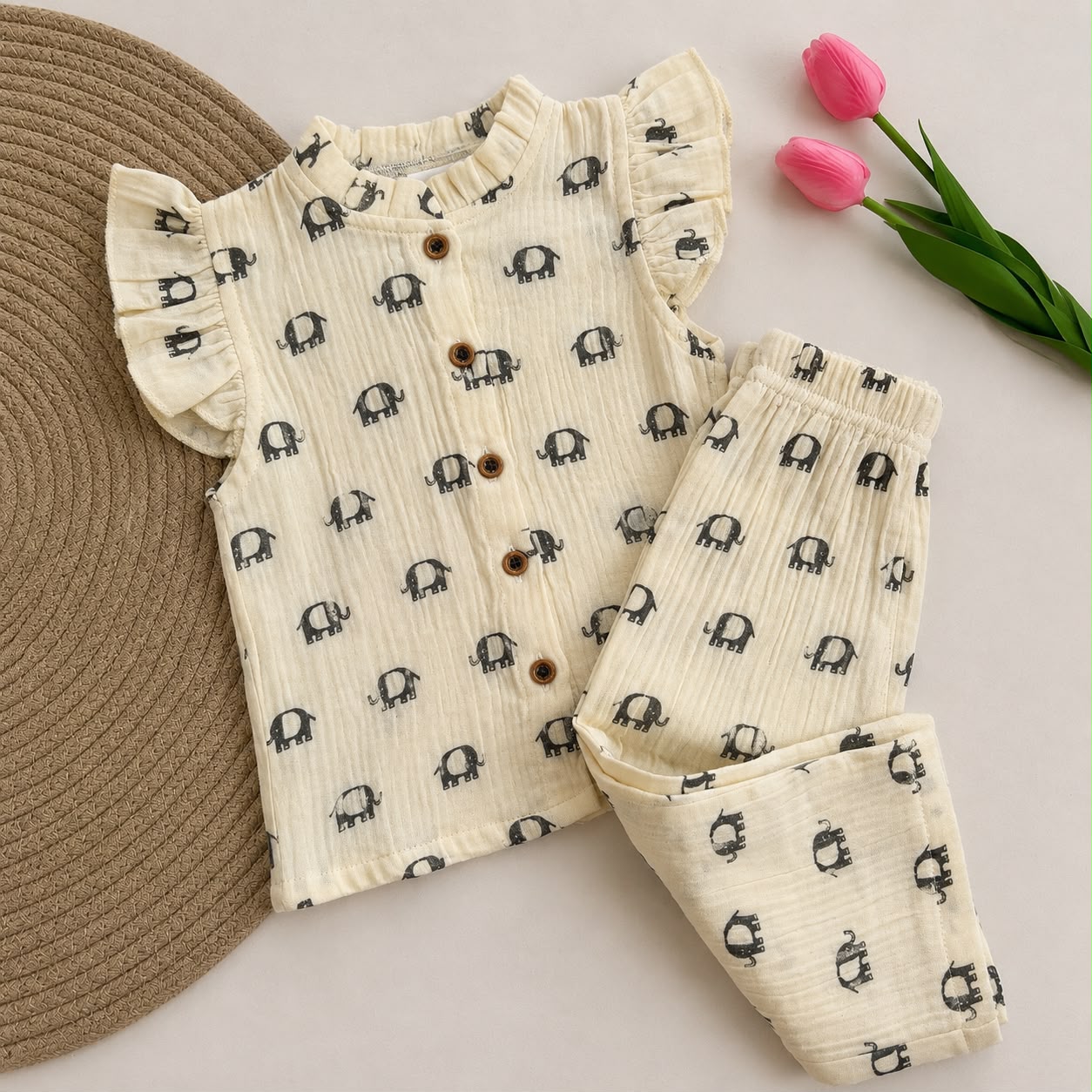 Premium Muslin Co Ord Set for Babies