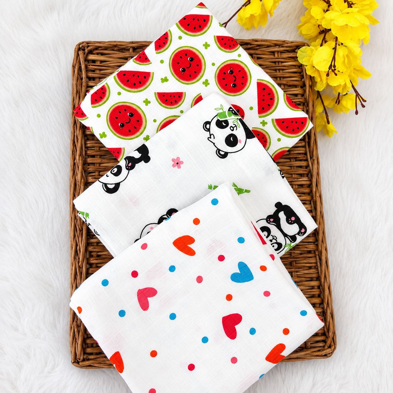 Organic Cotton Baby Swaddle