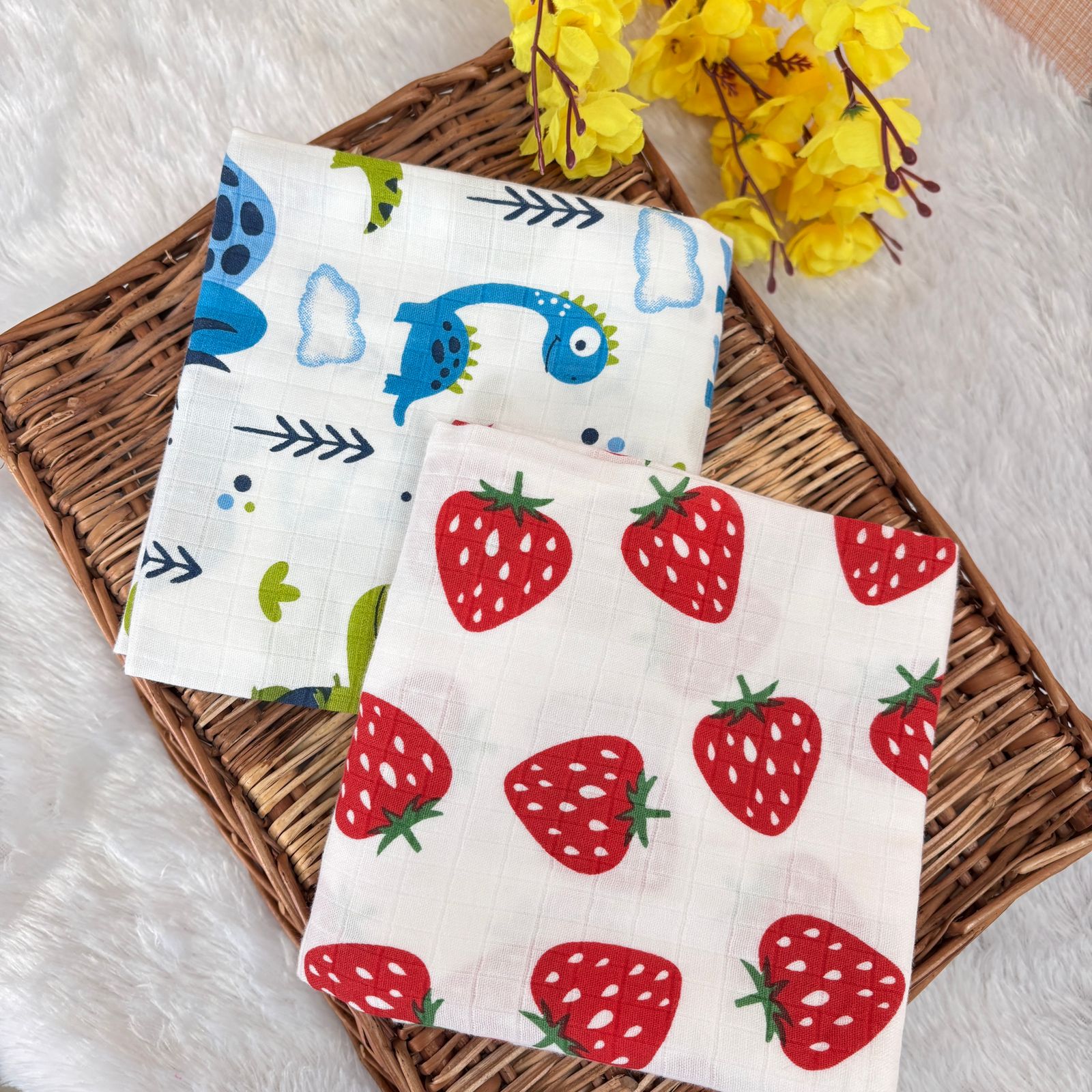 Organic Cotton Baby Swaddle