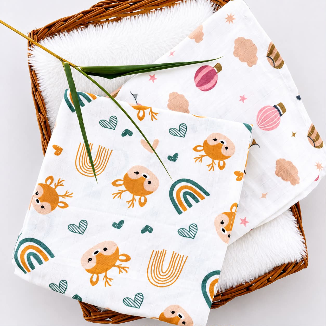 Premium Muslin Swaddle (Pack of 2 ) MN01