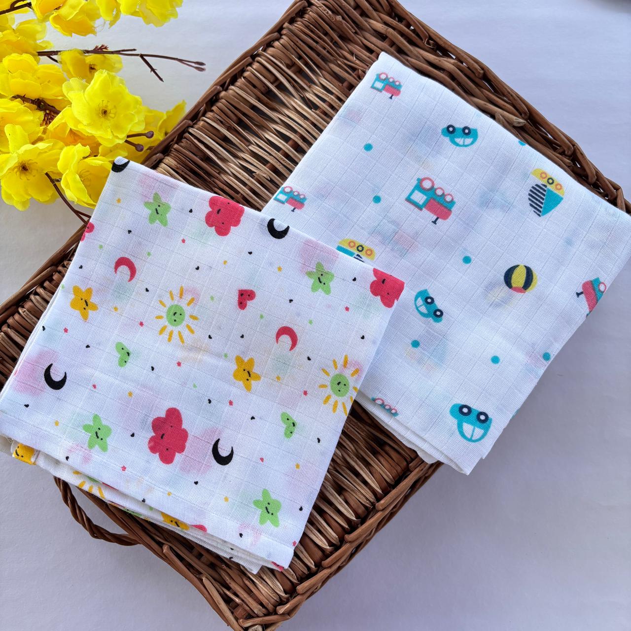 Muslin Bath Towel MN01 ( Pack of 2 )
