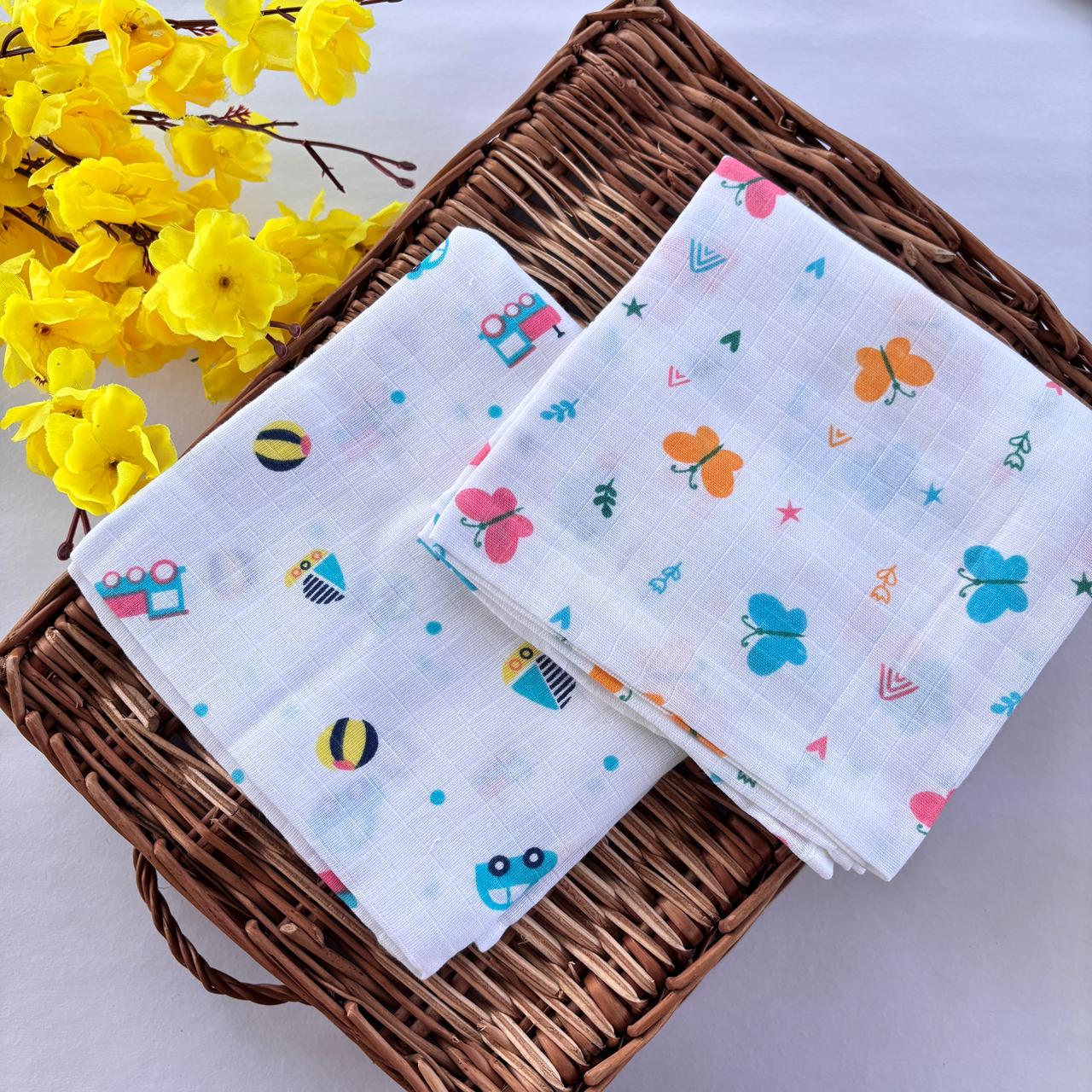 Muslin Bath Towel MN01 ( Pack of 2 )