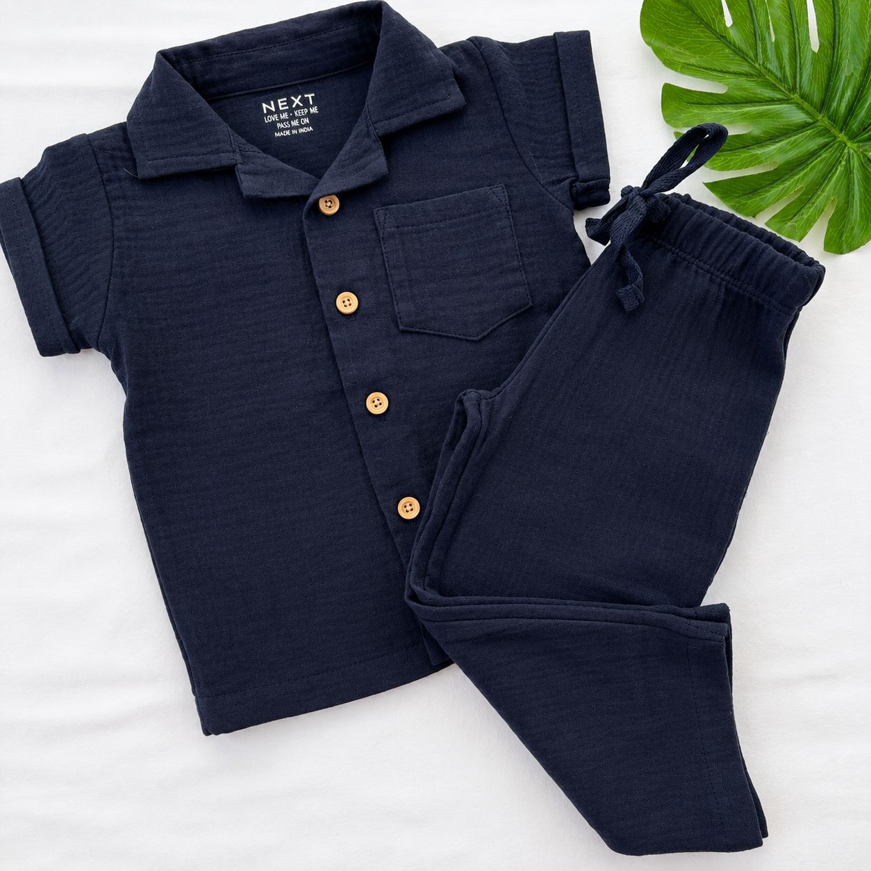 Muslin Double Layer Pant co-ord set