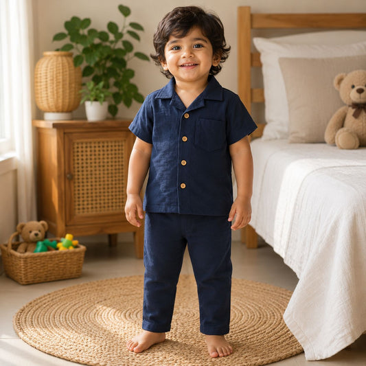 Muslin Double Layer Pant co-ord set