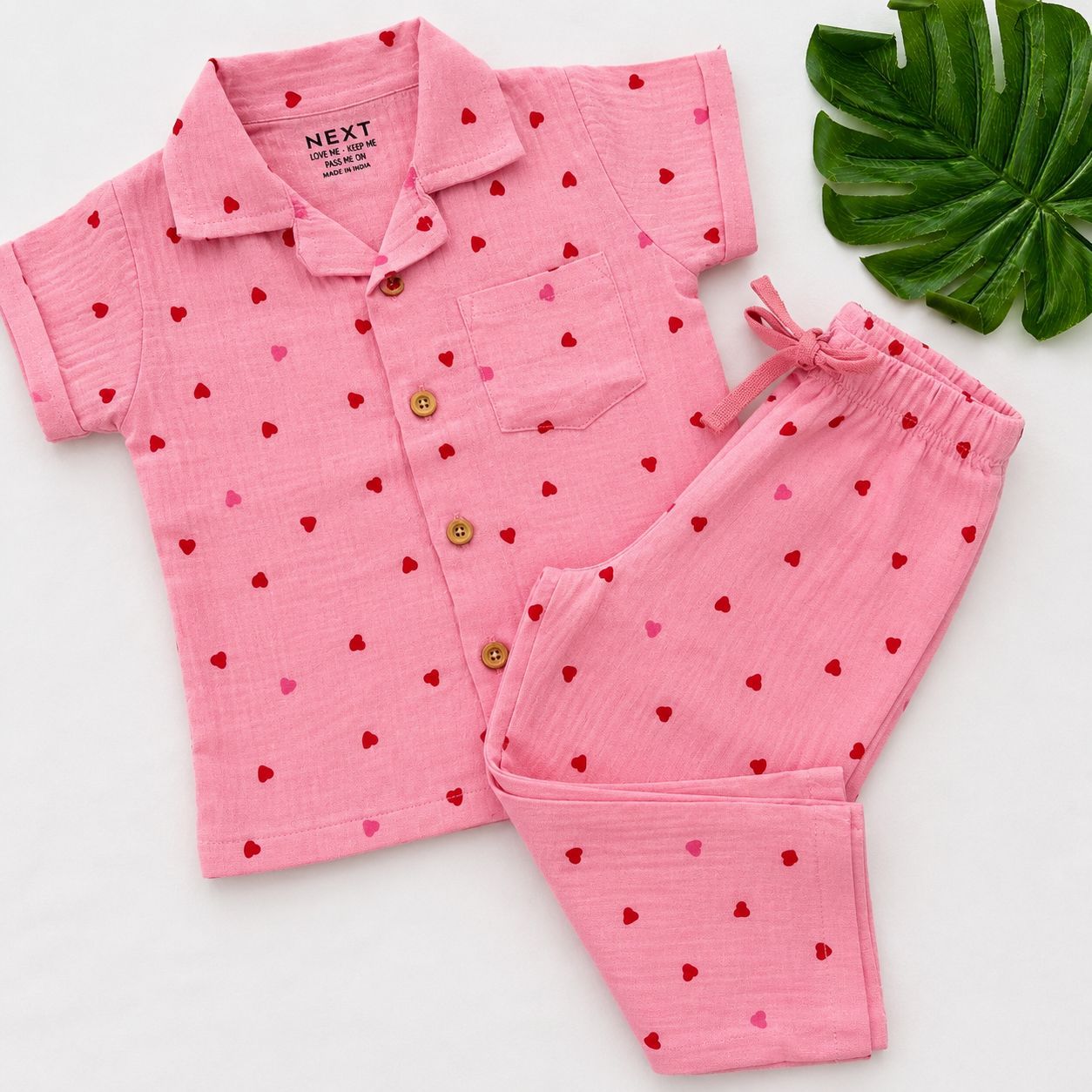 Muslin Double Layer Pant co-ord set