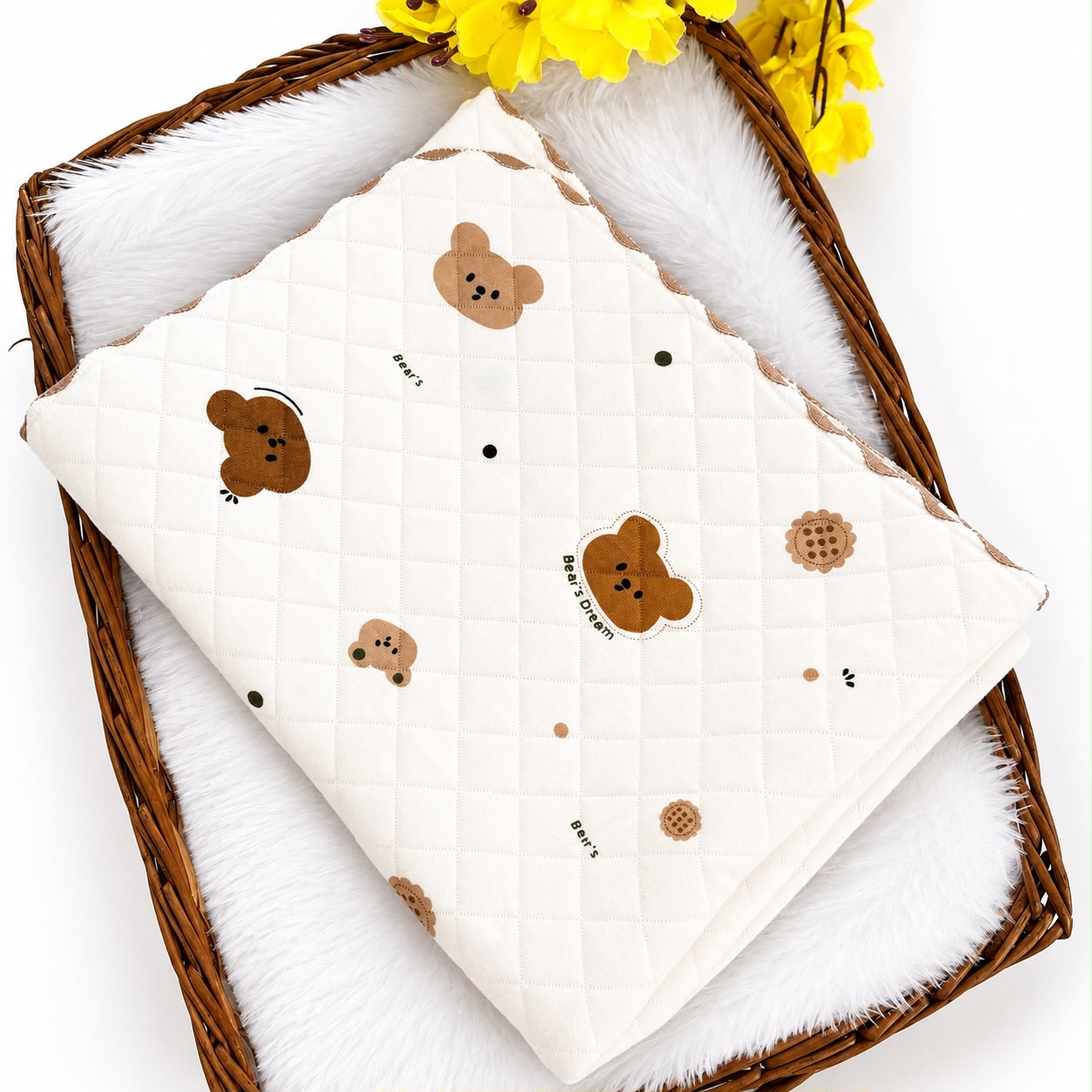 2 layer Muslin Receiving Blanket / Swaddle