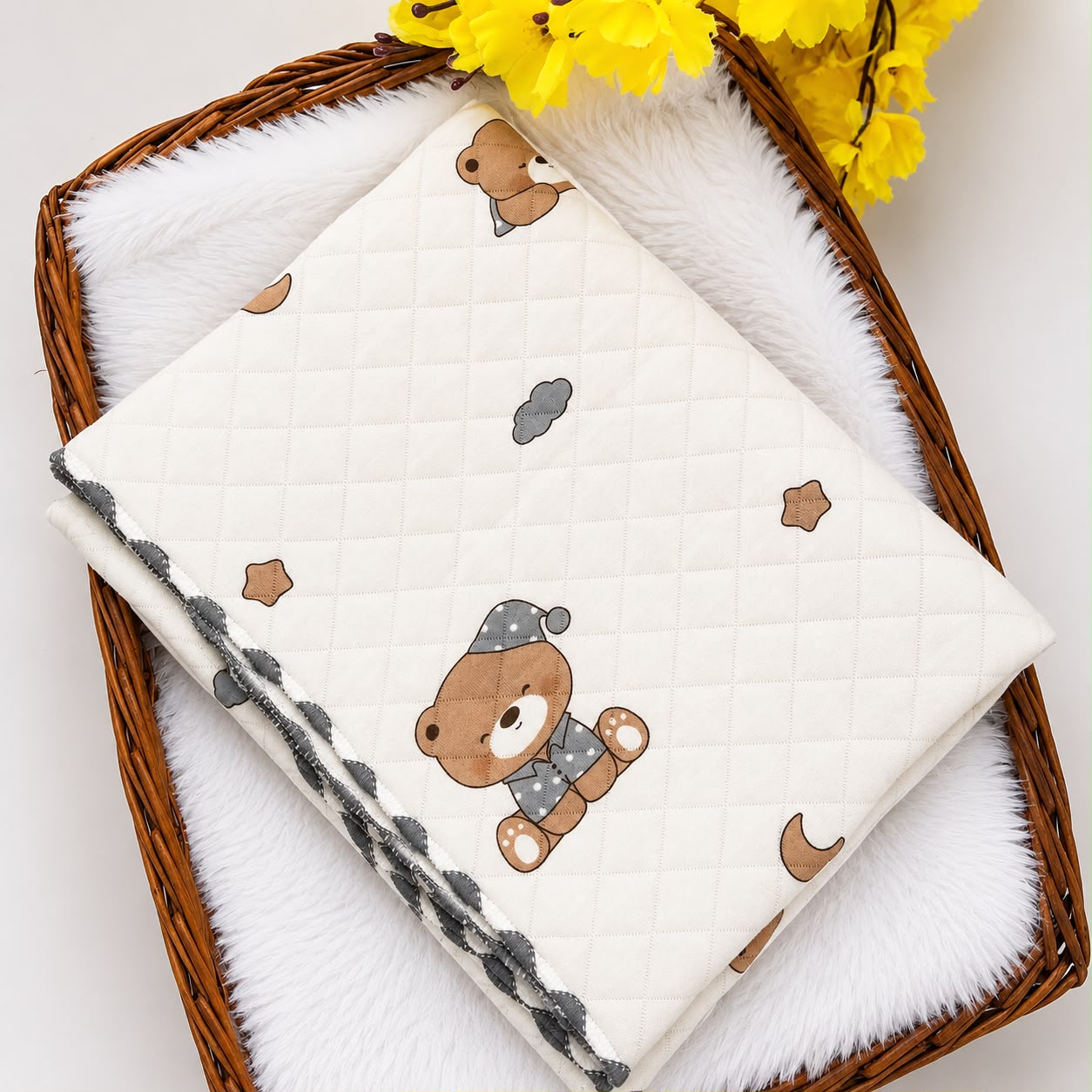 2 layer Muslin Receiving Blanket / Swaddle