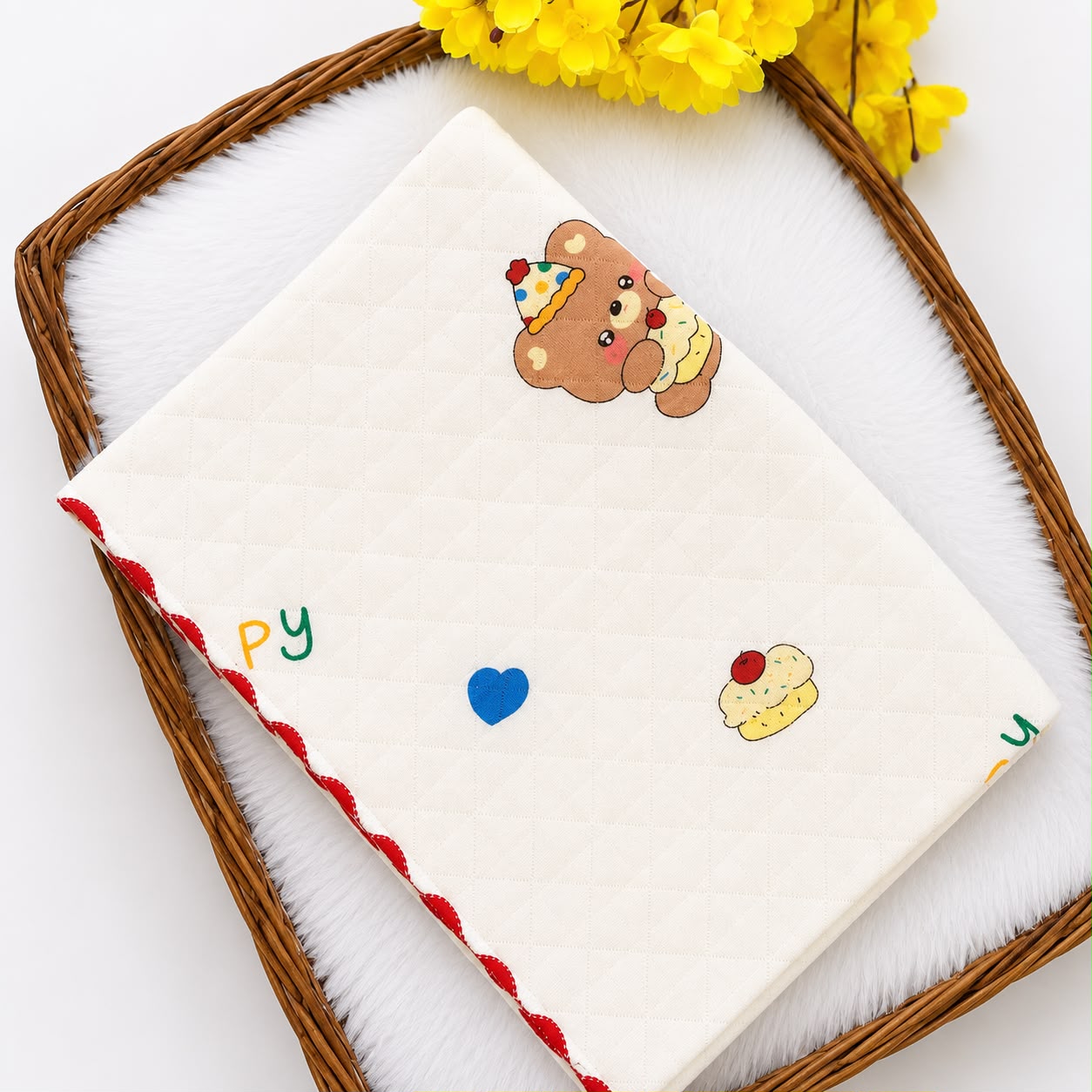 2 layer Muslin Receiving Blanket / Swaddle