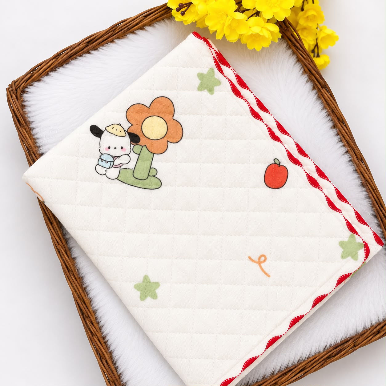 2 layer Muslin Receiving Blanket / Swaddle