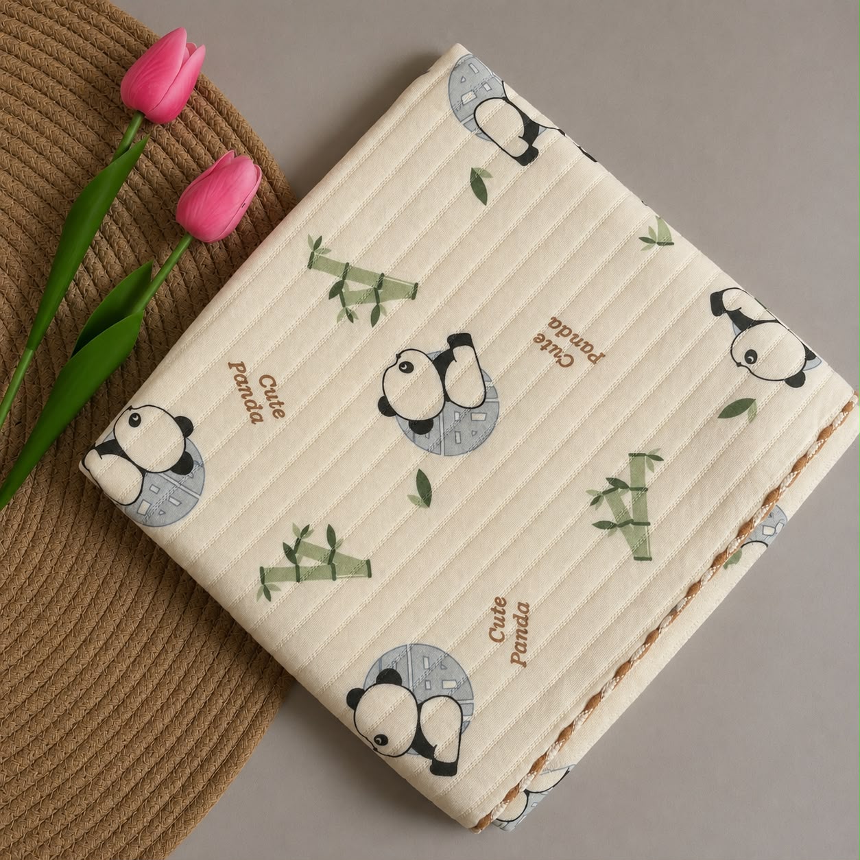 2 layer Muslin Receiving Blanket / Swaddle