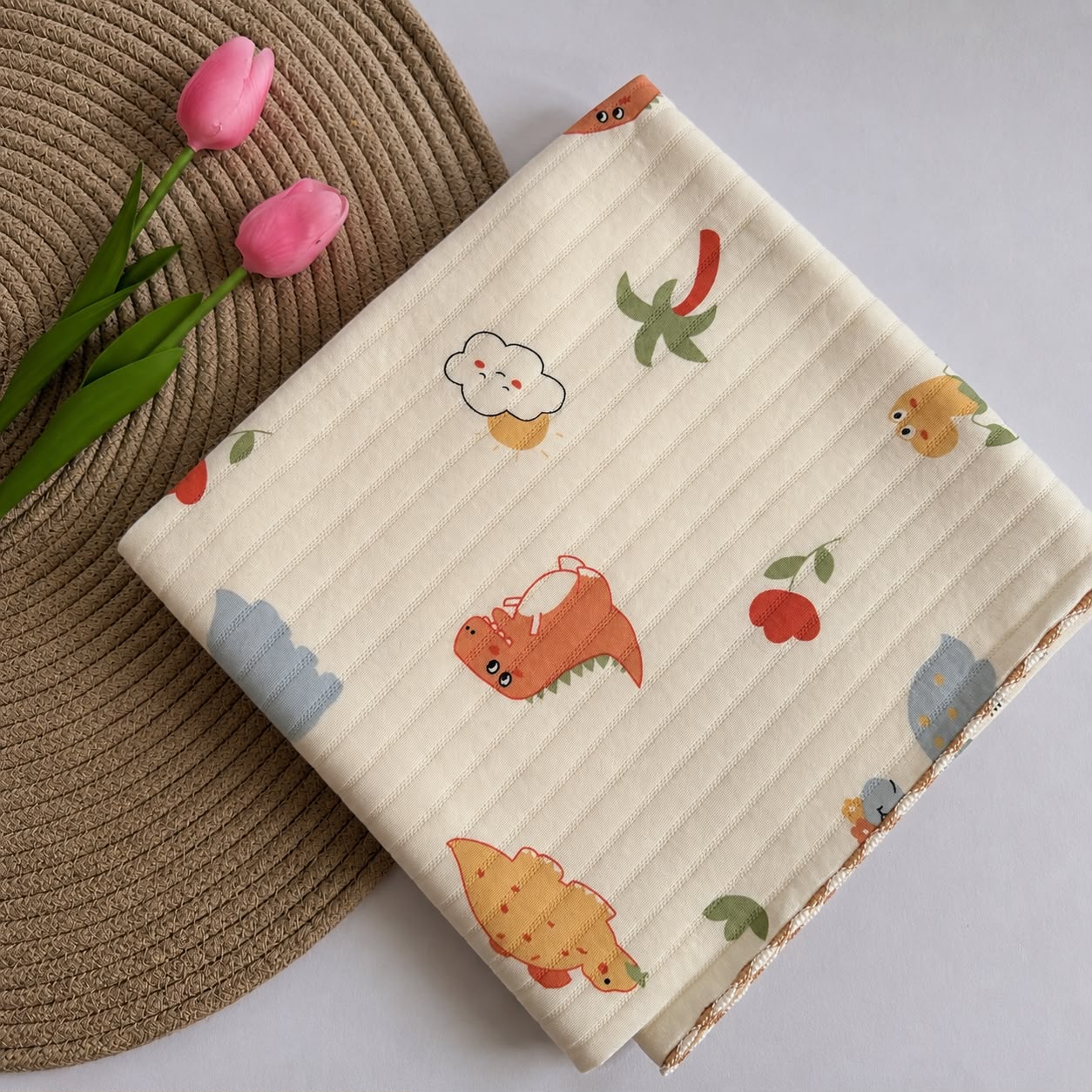2 layer Muslin Receiving Blanket / Swaddle