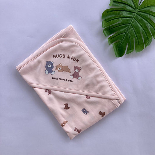 Baby Premium Cap Towel MN01 ( pink )