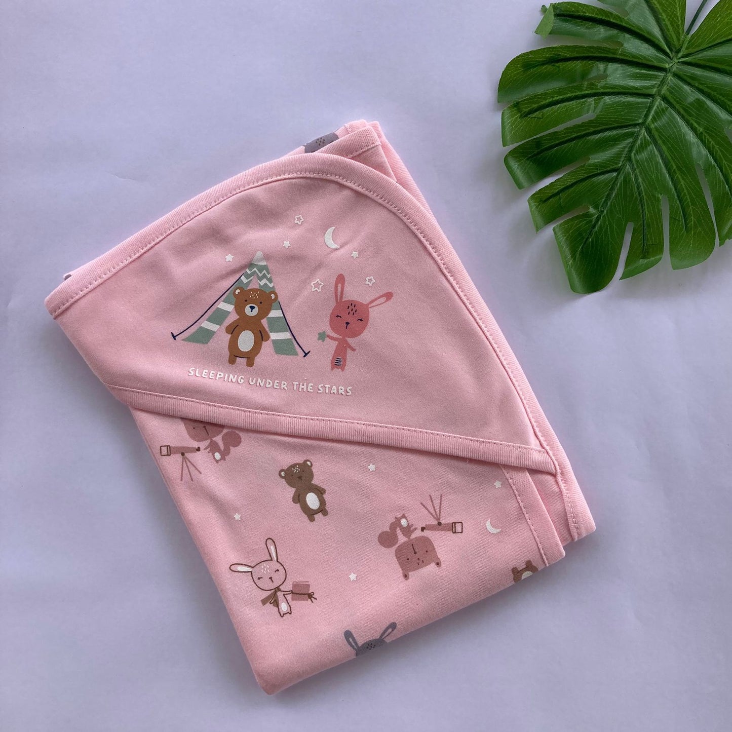 Baby Premium Cap Towel MN01 ( Pink-1 )