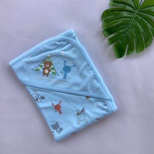 Baby Premium Cap Towel MN01 ( Blue )