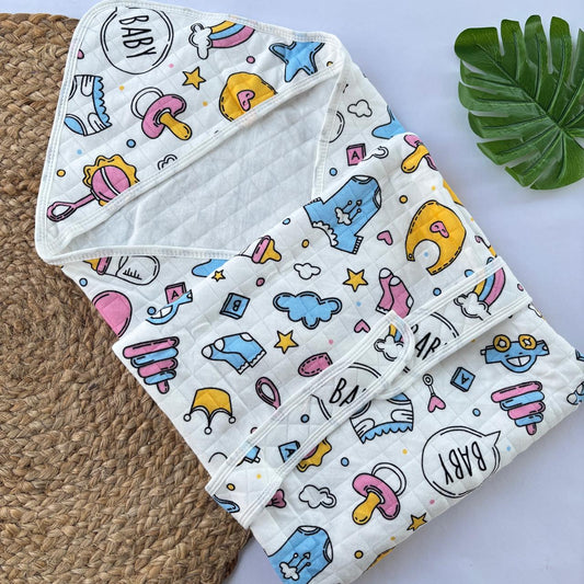 Baby Hooded Wrap / Blanket MN01