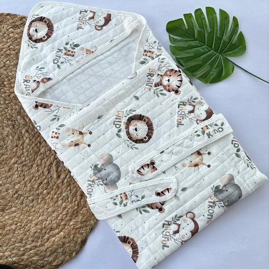 Baby Hooded Wrap / Blanket MN01