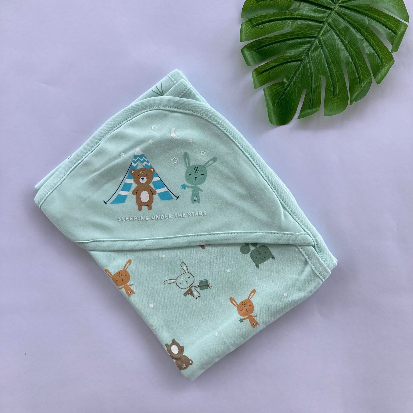 Baby Premium Cap Towel MN01 ( Green )