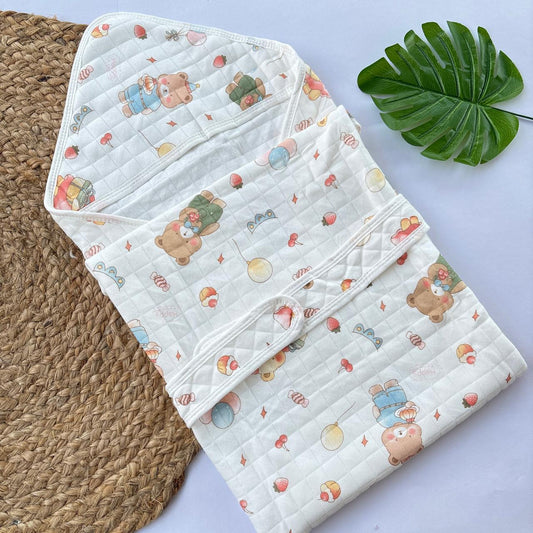 Baby Hooded Wrap / Blanket MN01