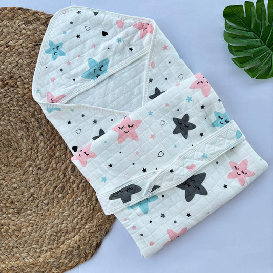 Baby Hooded Wrap / Blanket MN01