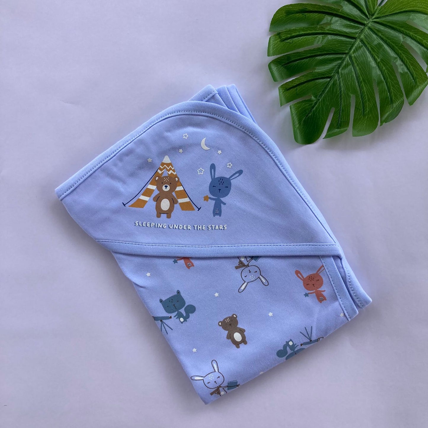 Baby Premium Cap Towel MN01 ( Purple )