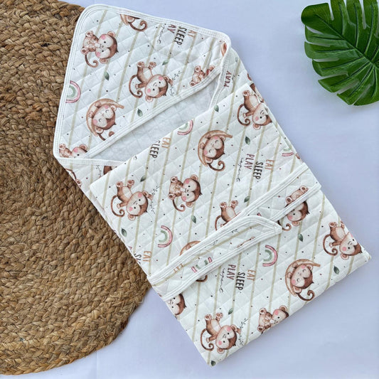 Baby Hooded Wrap / Blanket MN01