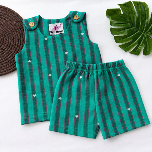 Muslin Vest and Shorts Set Double Layer DL01