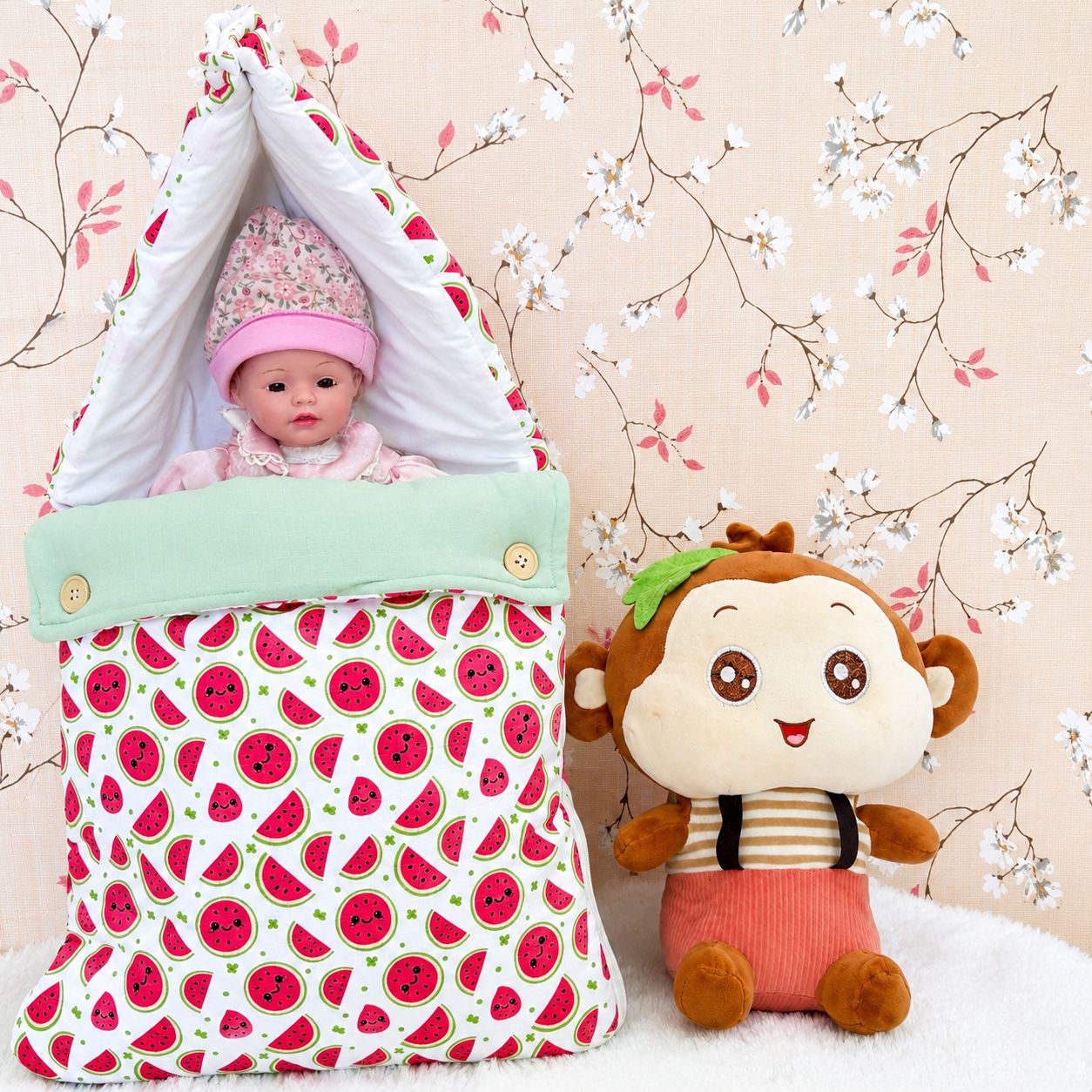 Premium Muslin Baby Carry Bed MN01