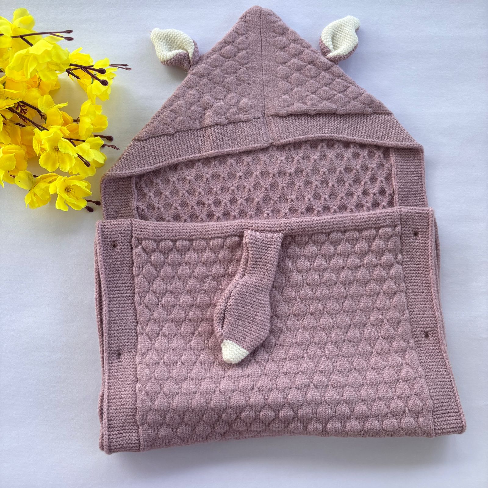 Premium Woollen Baby Sleeping Bag With Hood